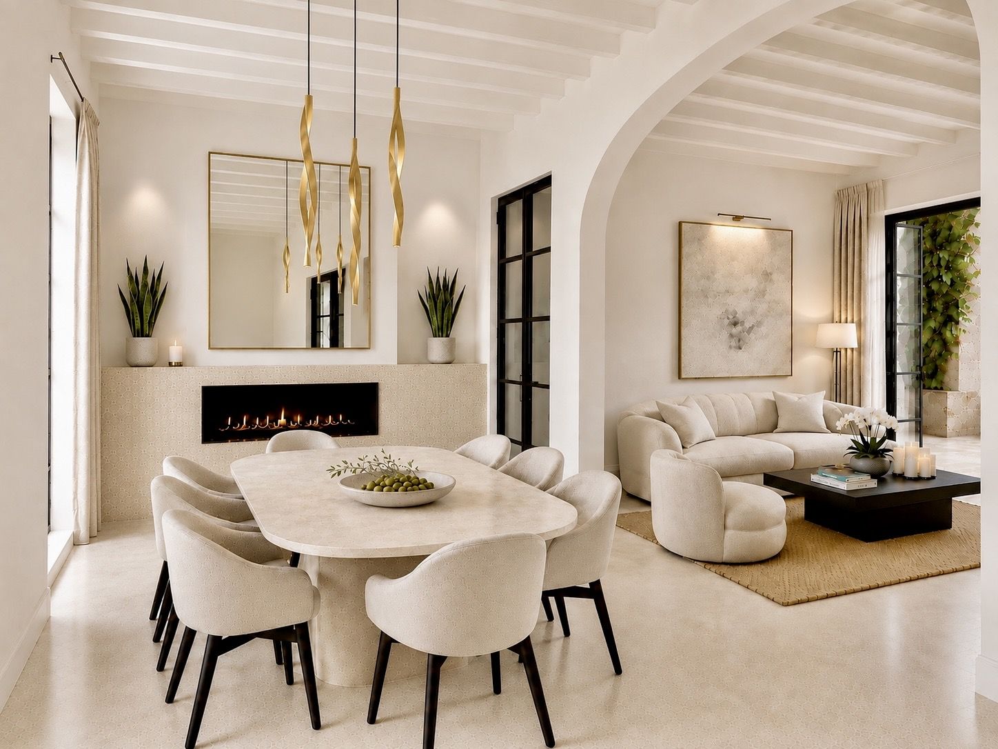 Interior, finished as planned