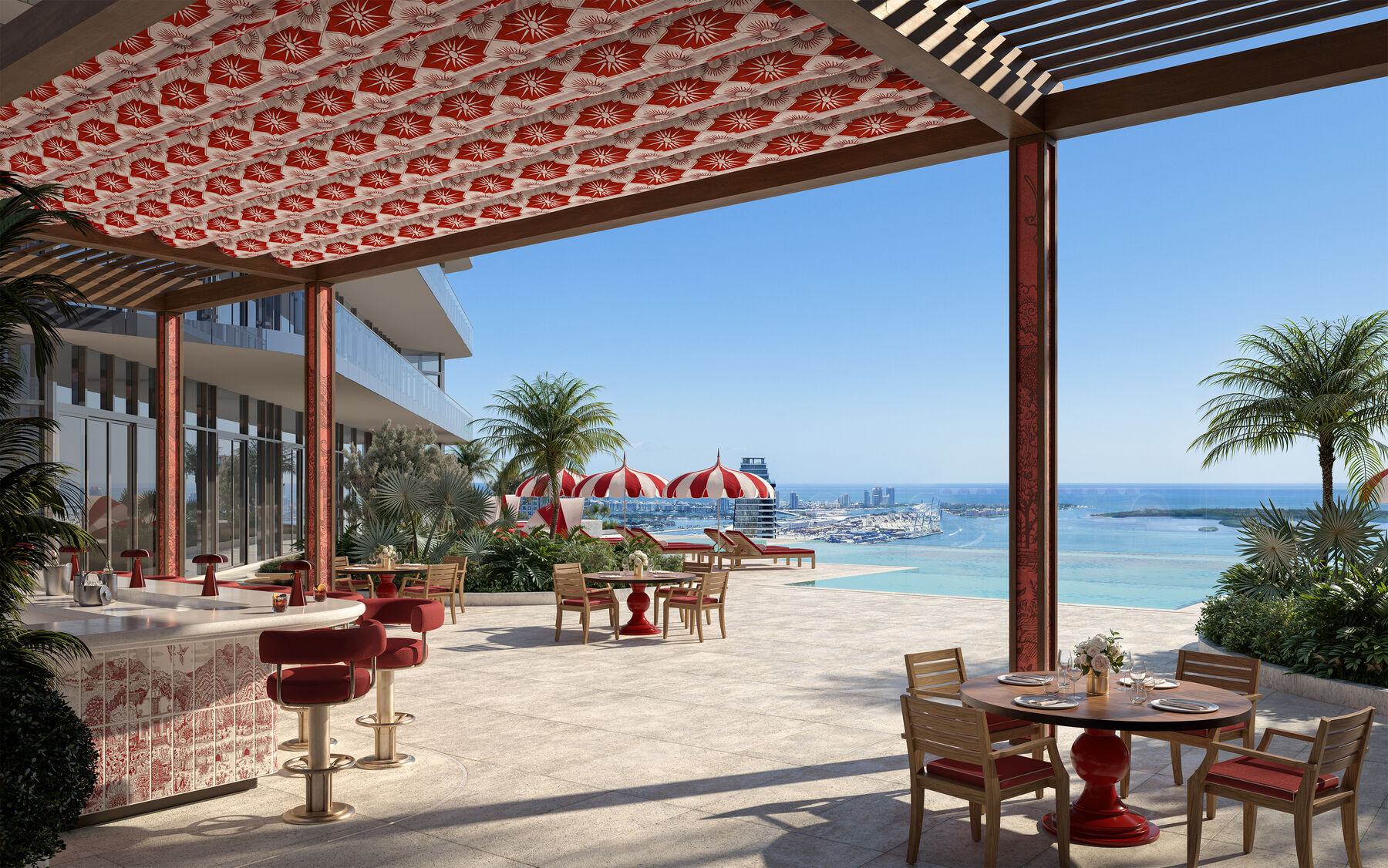 Faena Beach on the Sky Bridge