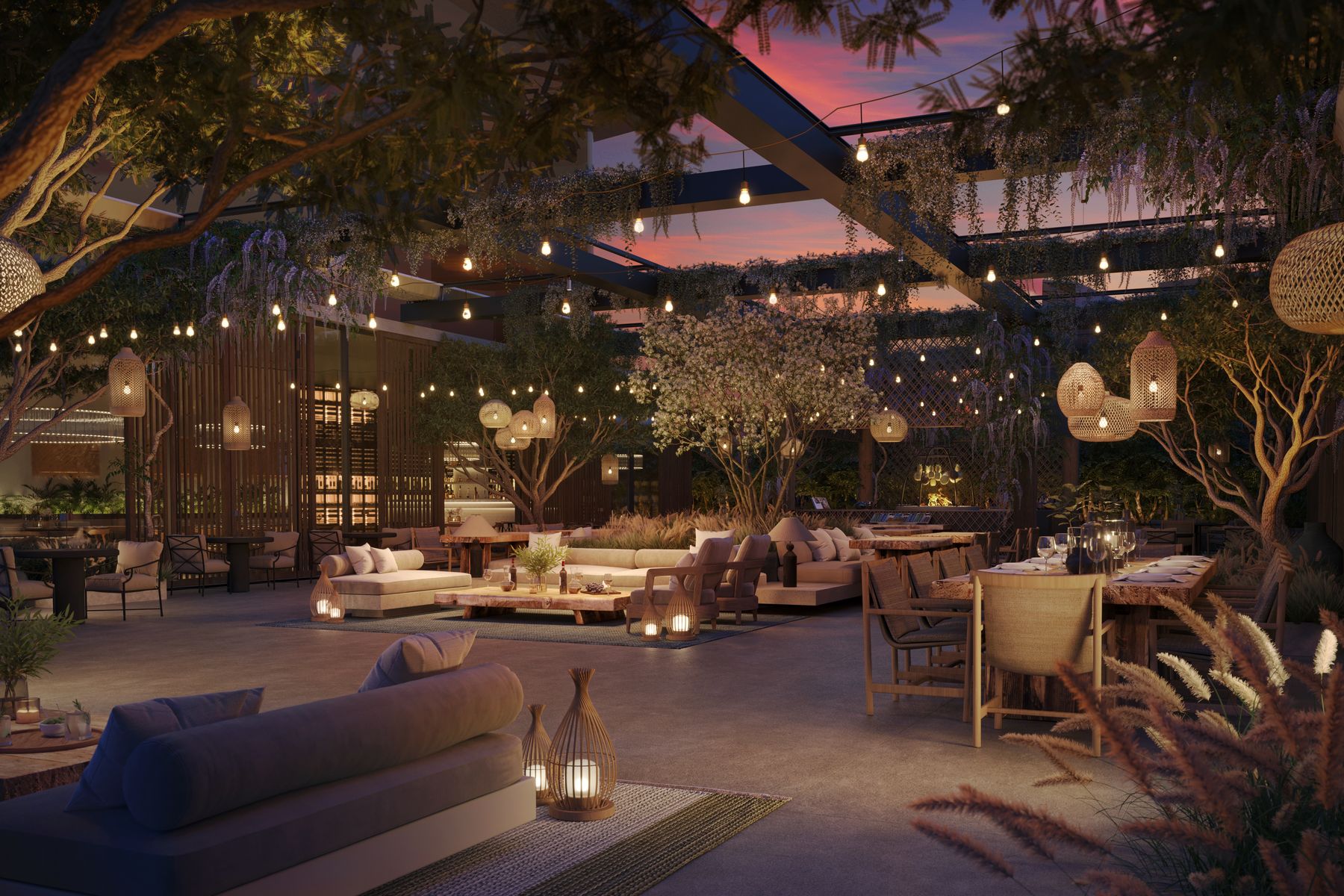 Fuoco, outdoor dining