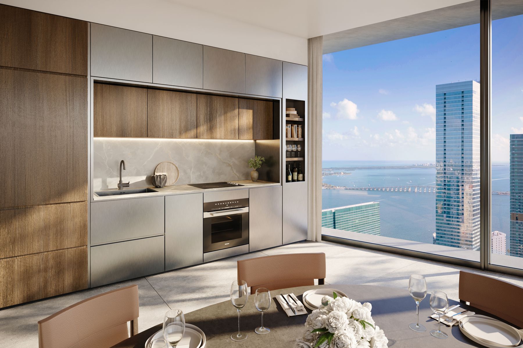 Kitchen with Miele appliances