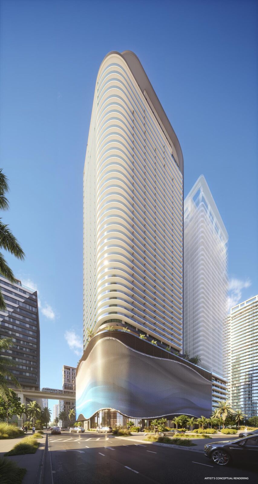 The tower by day