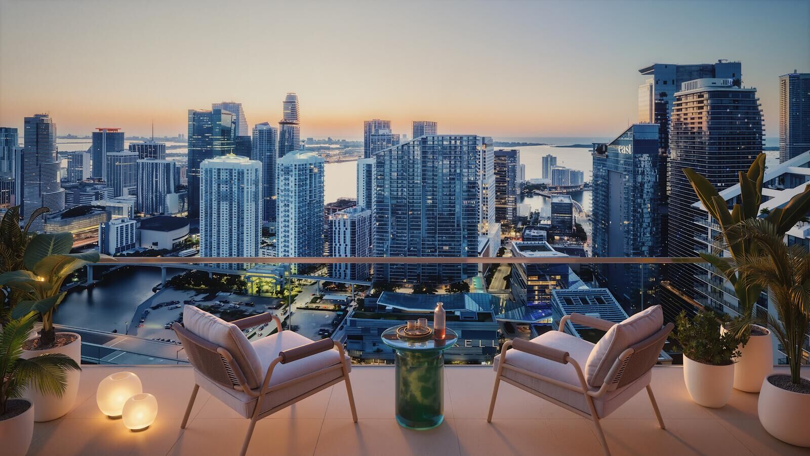 Balcony over Brickell