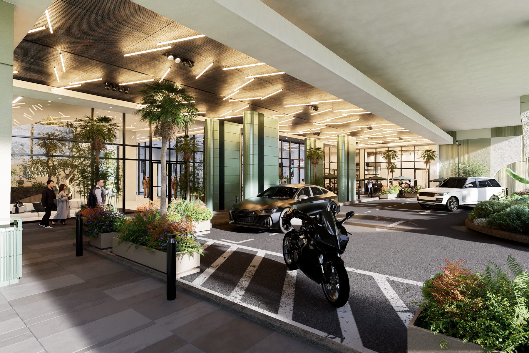 Valet arrival