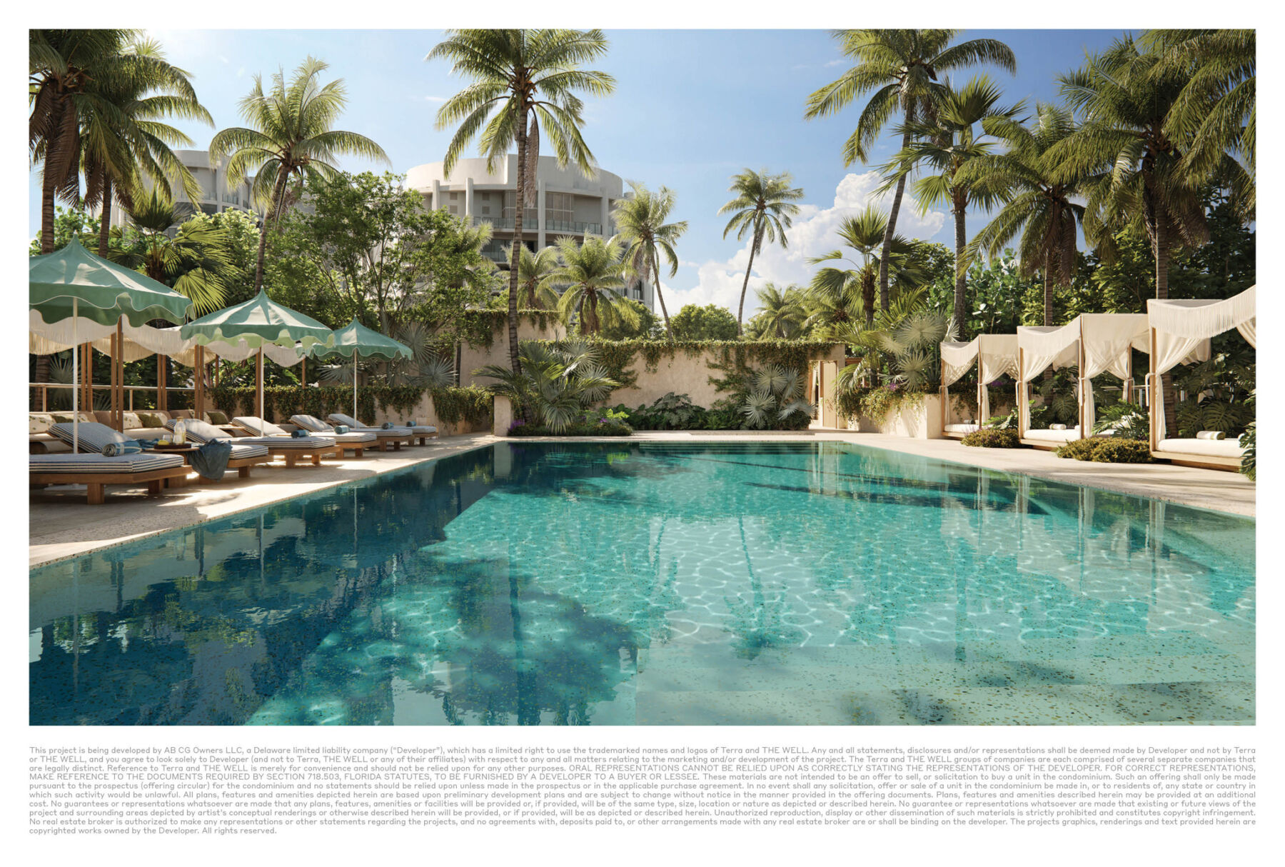 Rooftop pool